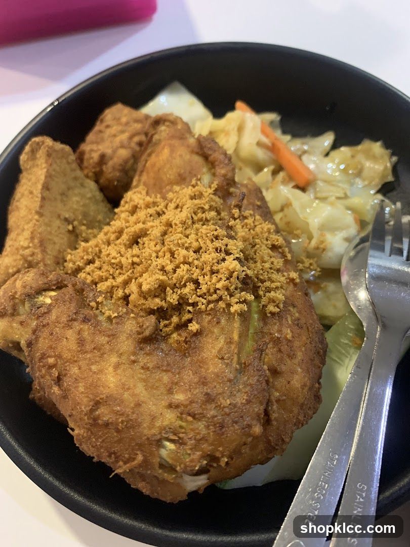 Fried Chicken and Vegetables