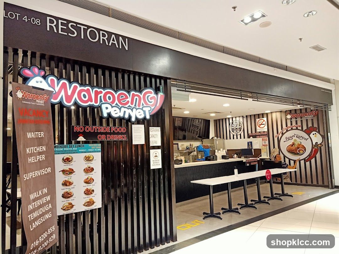 Waroeng Penyet Nu sentral Tingkat 4