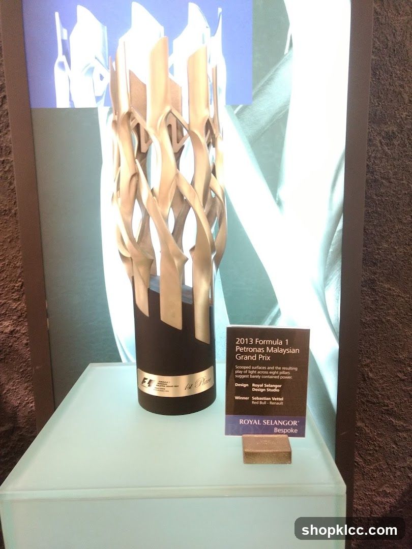2013 Formula 1 Petronas Malaysian Grand Prix Trophy