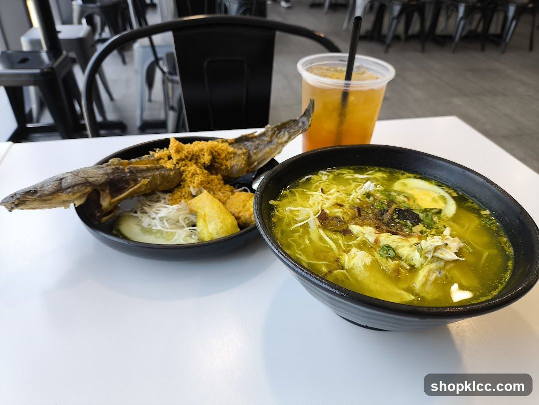 Fried Fish and Soup