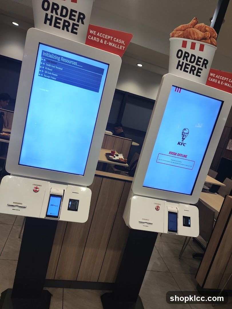 KFC Self-Order Kiosks