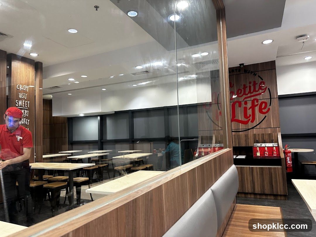 Restaurant Interior with Staff