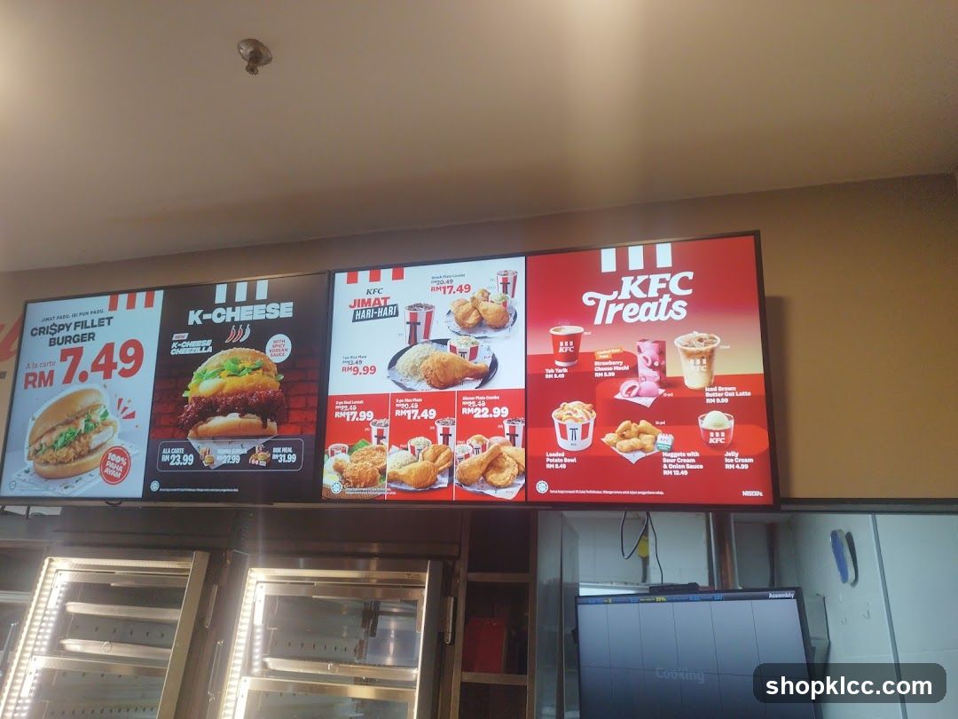 KFC Menu