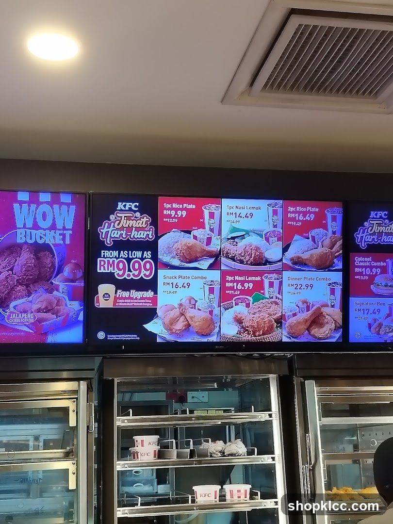 KFC Menu