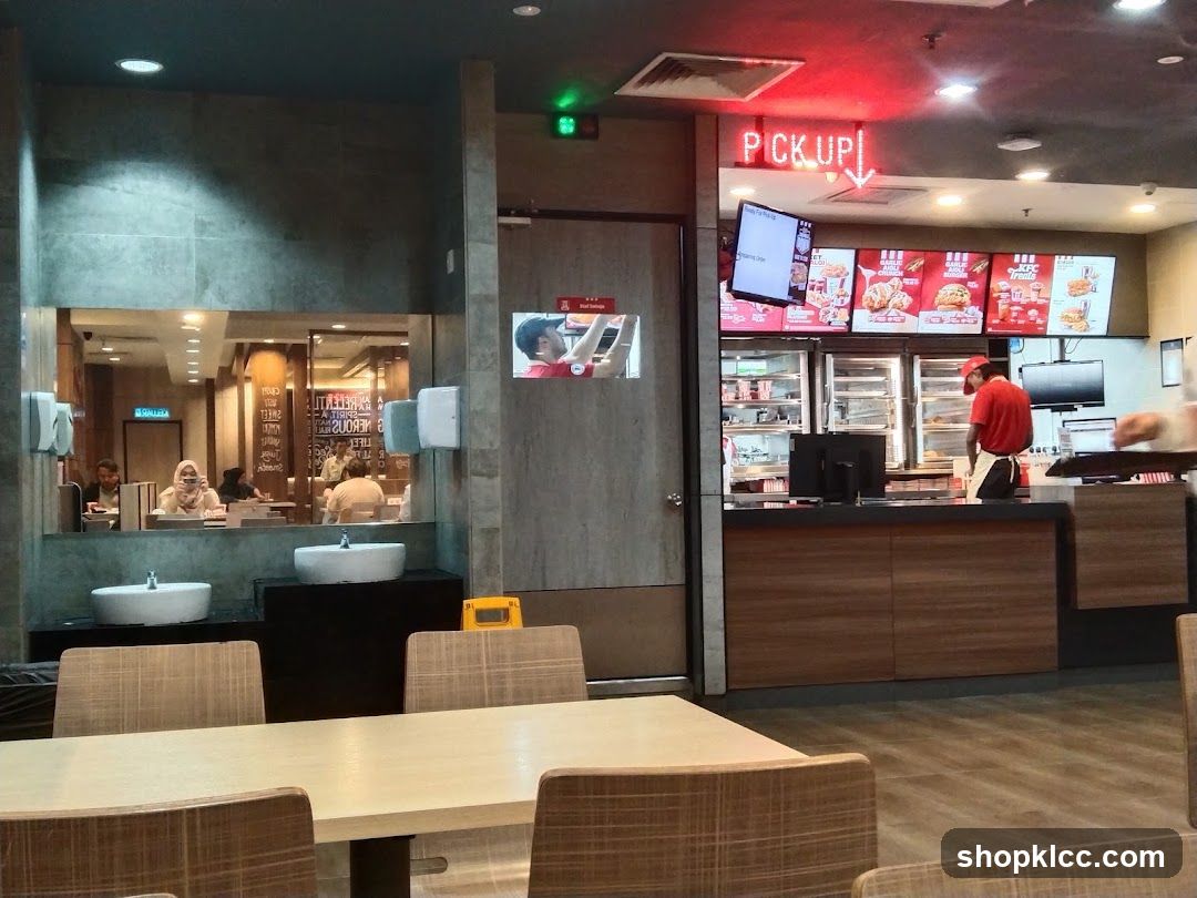 KFC Restaurant Interior