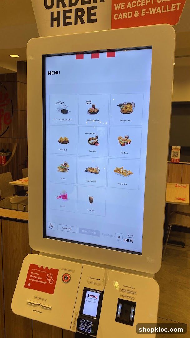 KFC Menu