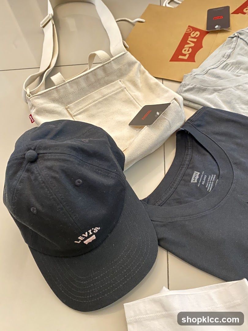 Levi's merchandise display