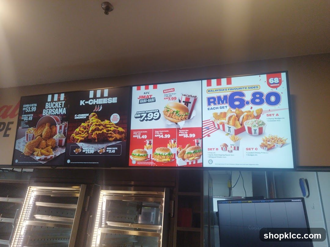 KFC Menu