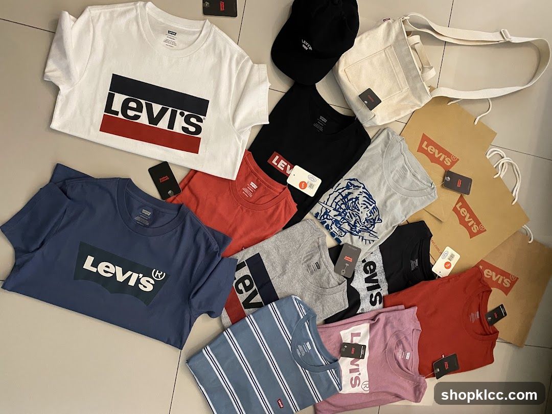 Levi's Clothing Collection Display