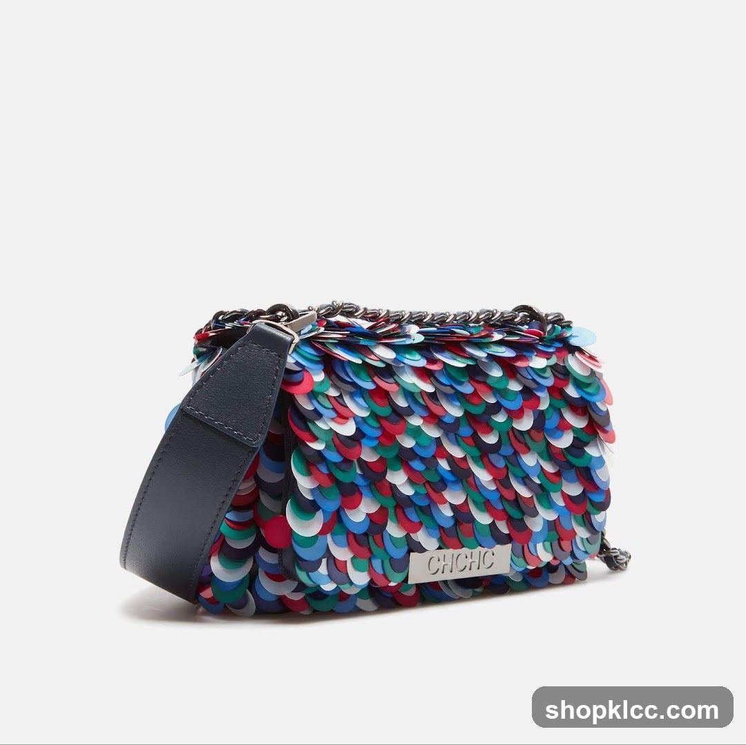Colorful Sequin Shoulder Bag