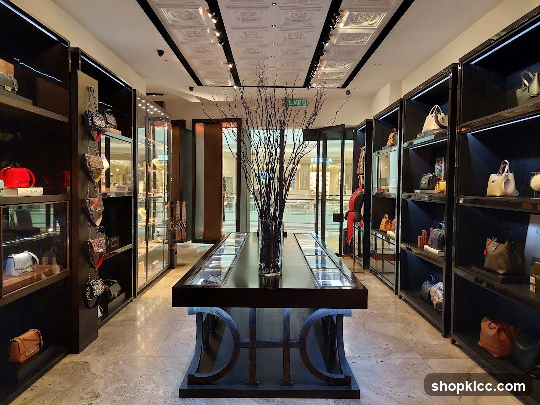 Luxury Handbag Store Interior