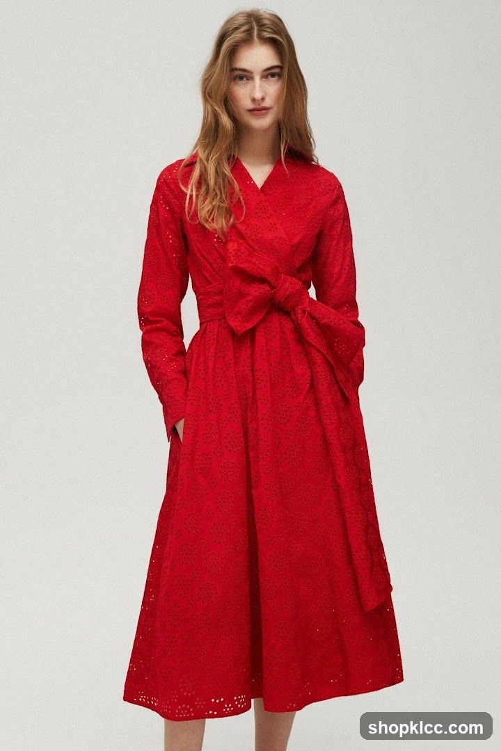 Woman in Red Dress