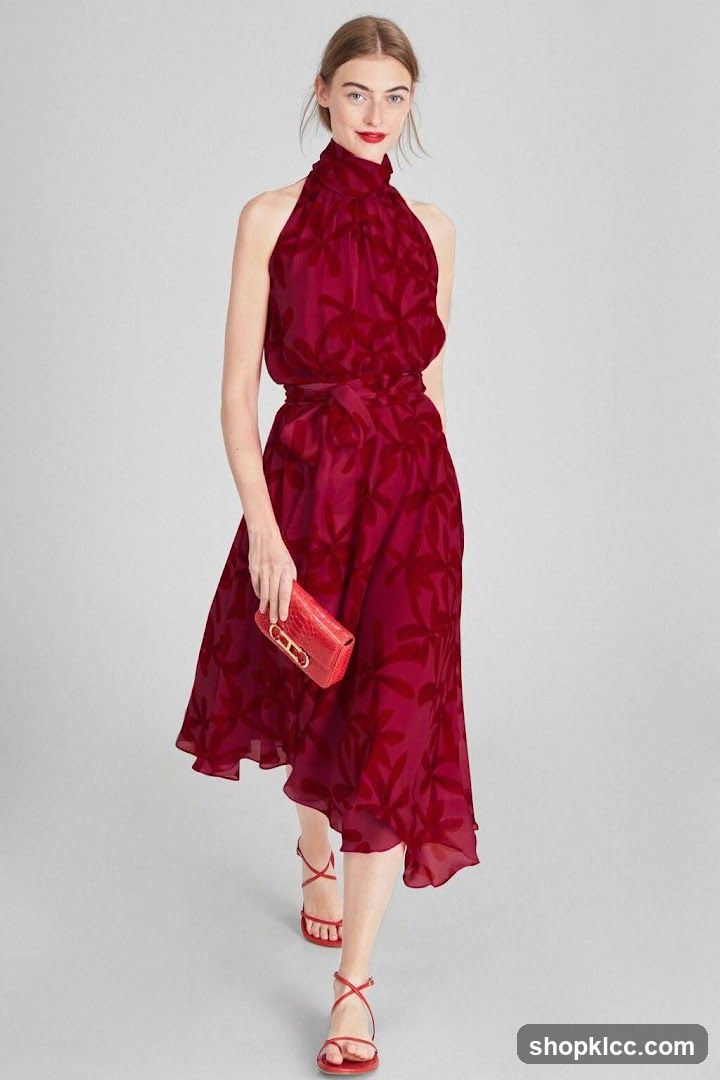 Woman in Red Dress