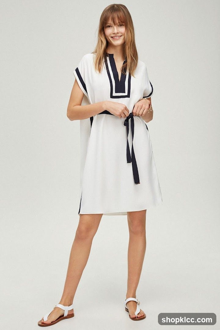 Woman in white dress