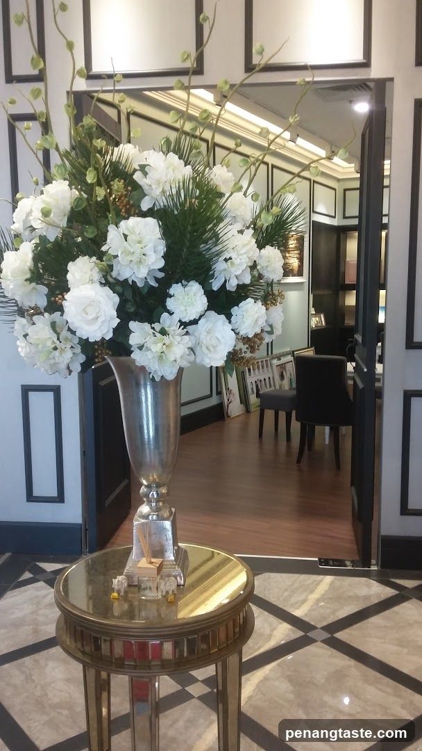 Elegant Interior with Floral Arrangement