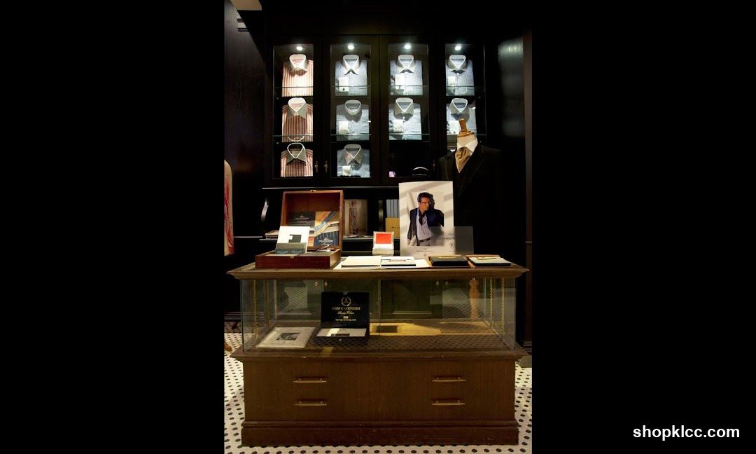 Display of Men's Shirts and Accessories