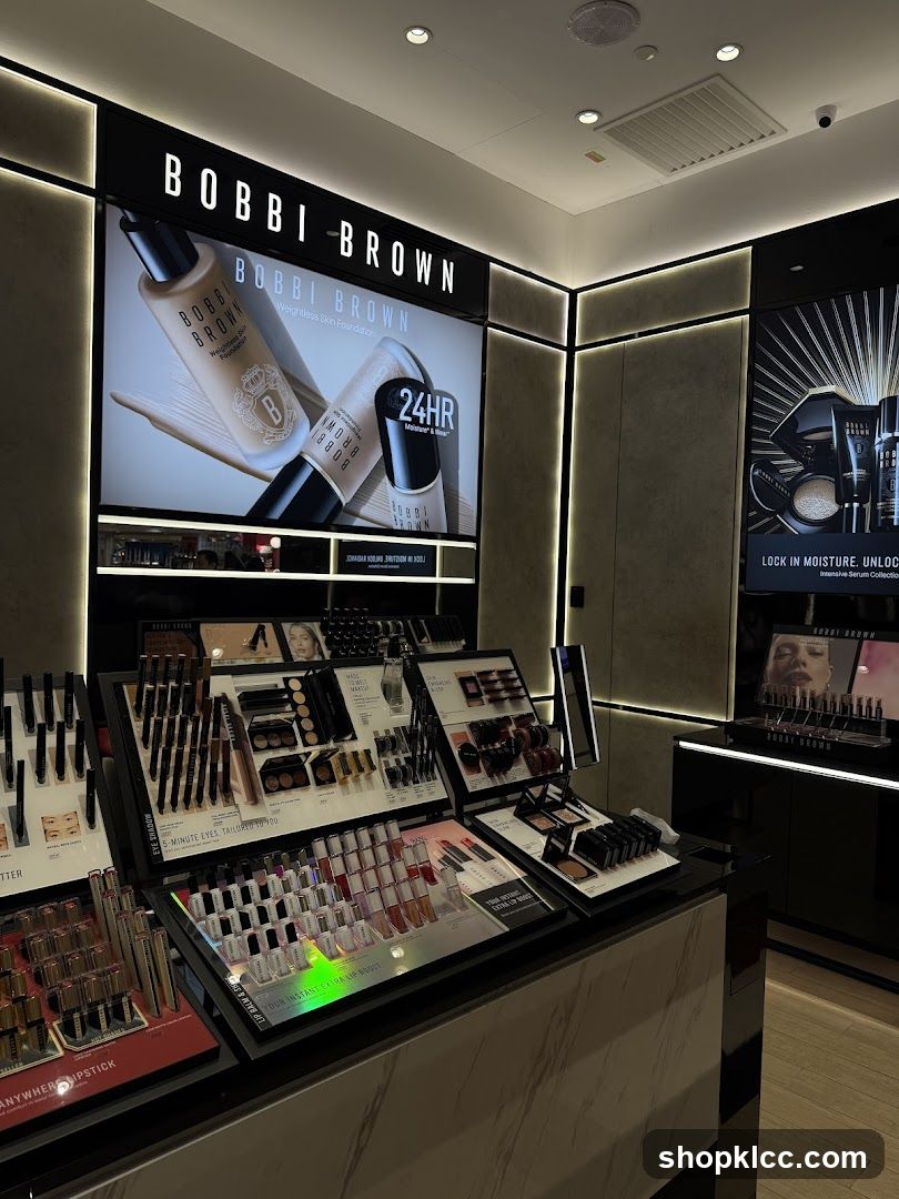 Bobbi Brown Cosmetics Display