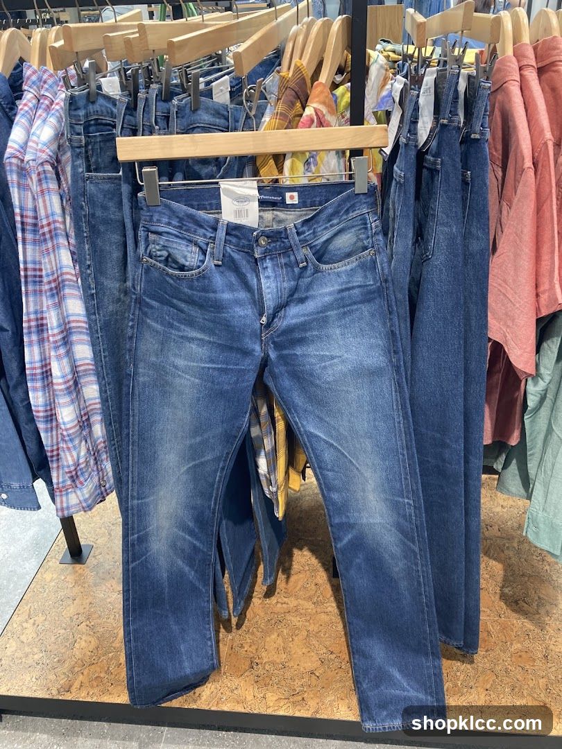Denim Clothing Display