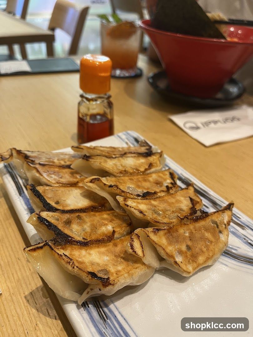 Gyoza and Drink