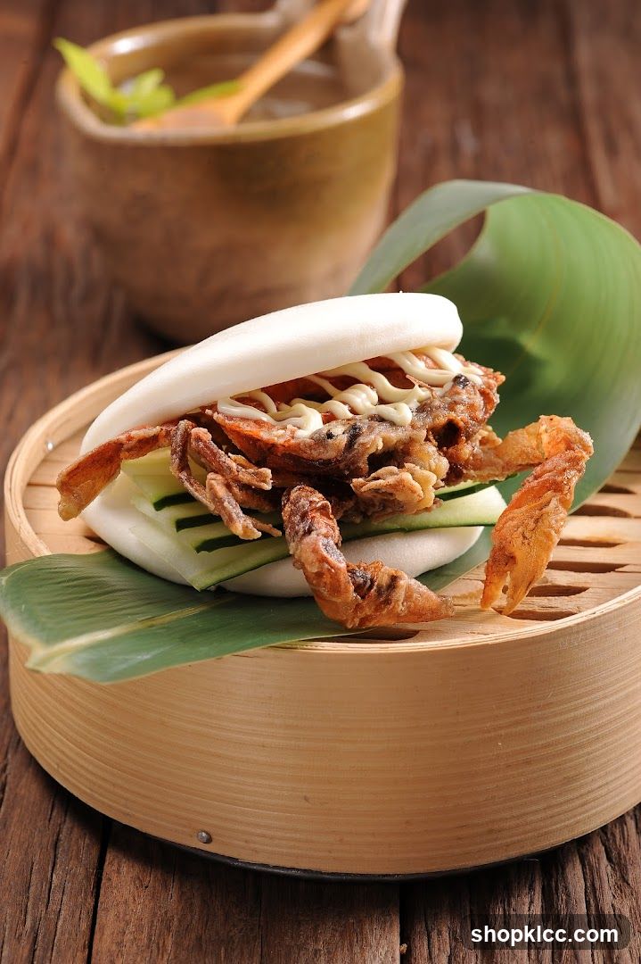 Soft Shell Crab Bao Bun