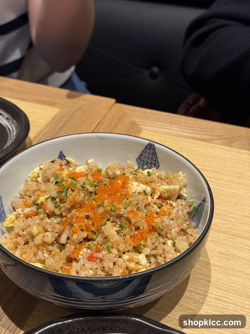 Fried Rice with Tobiko