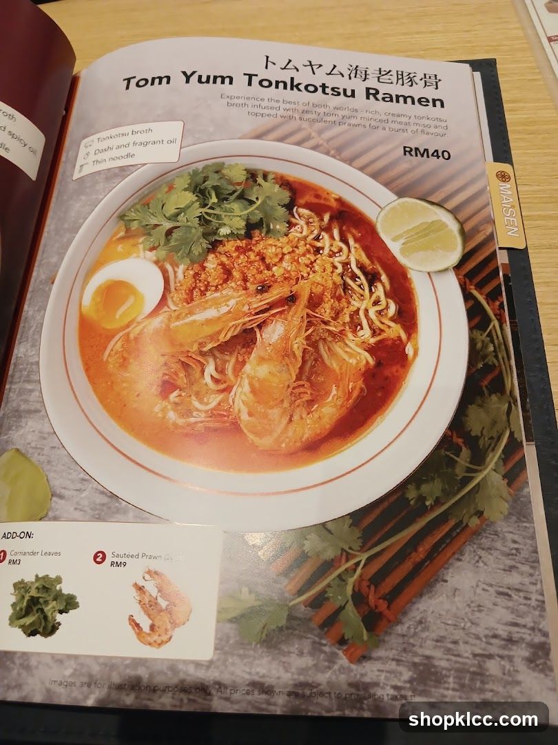 Tom Yum Tonkotsu Ramen