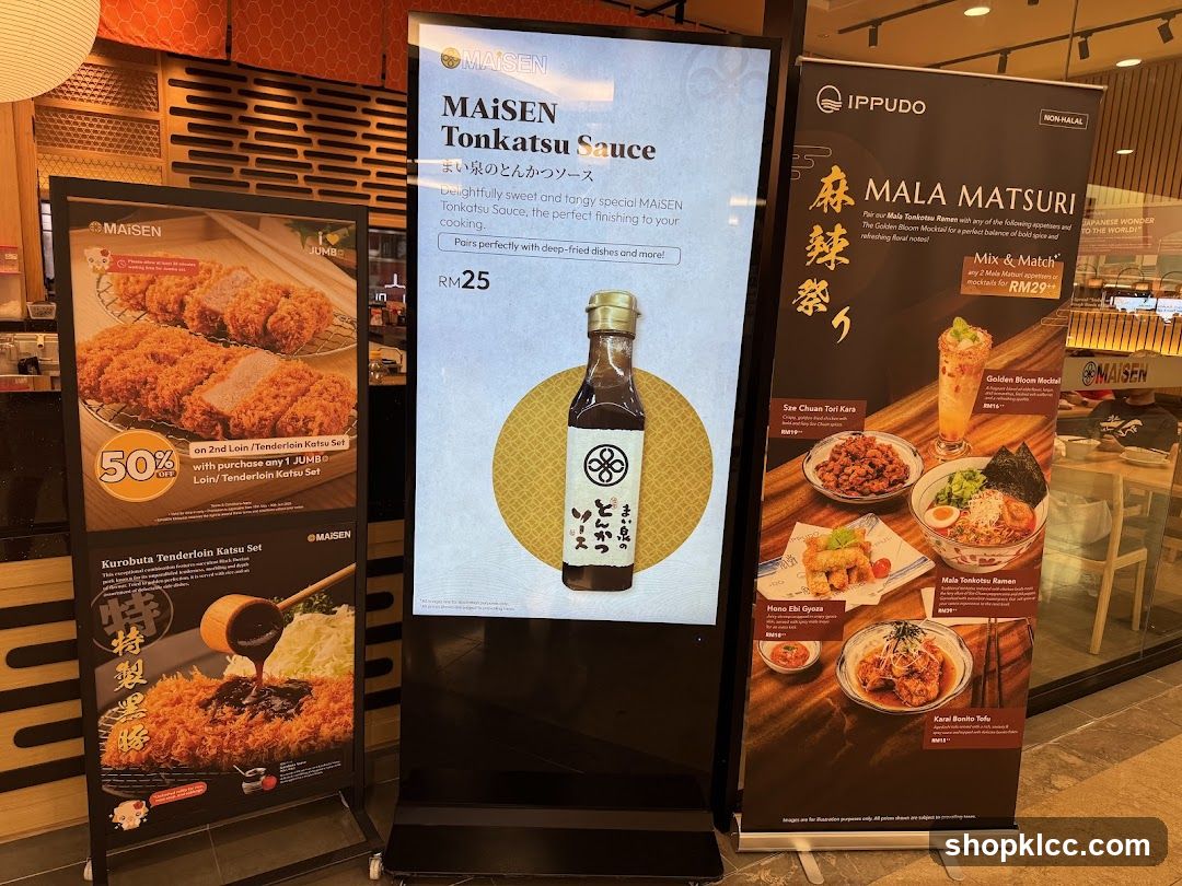 Promotional Displays for MAISEN and IPPUDO