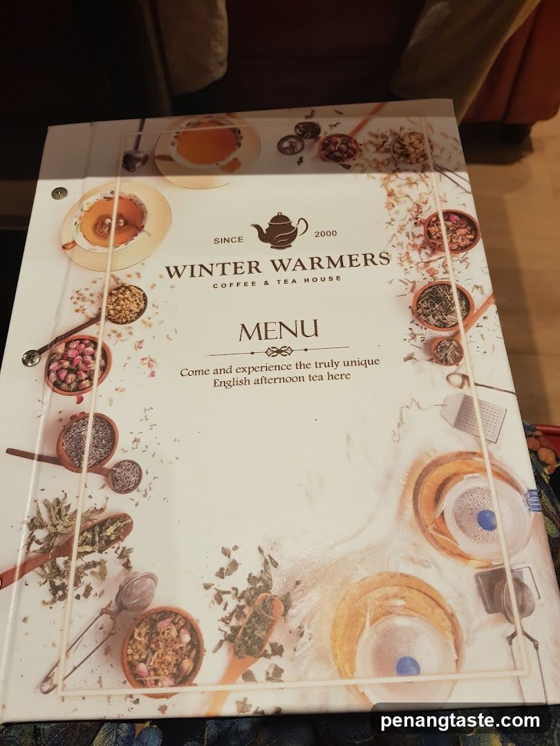 Winter Warmers Coffee & Tea House Menu