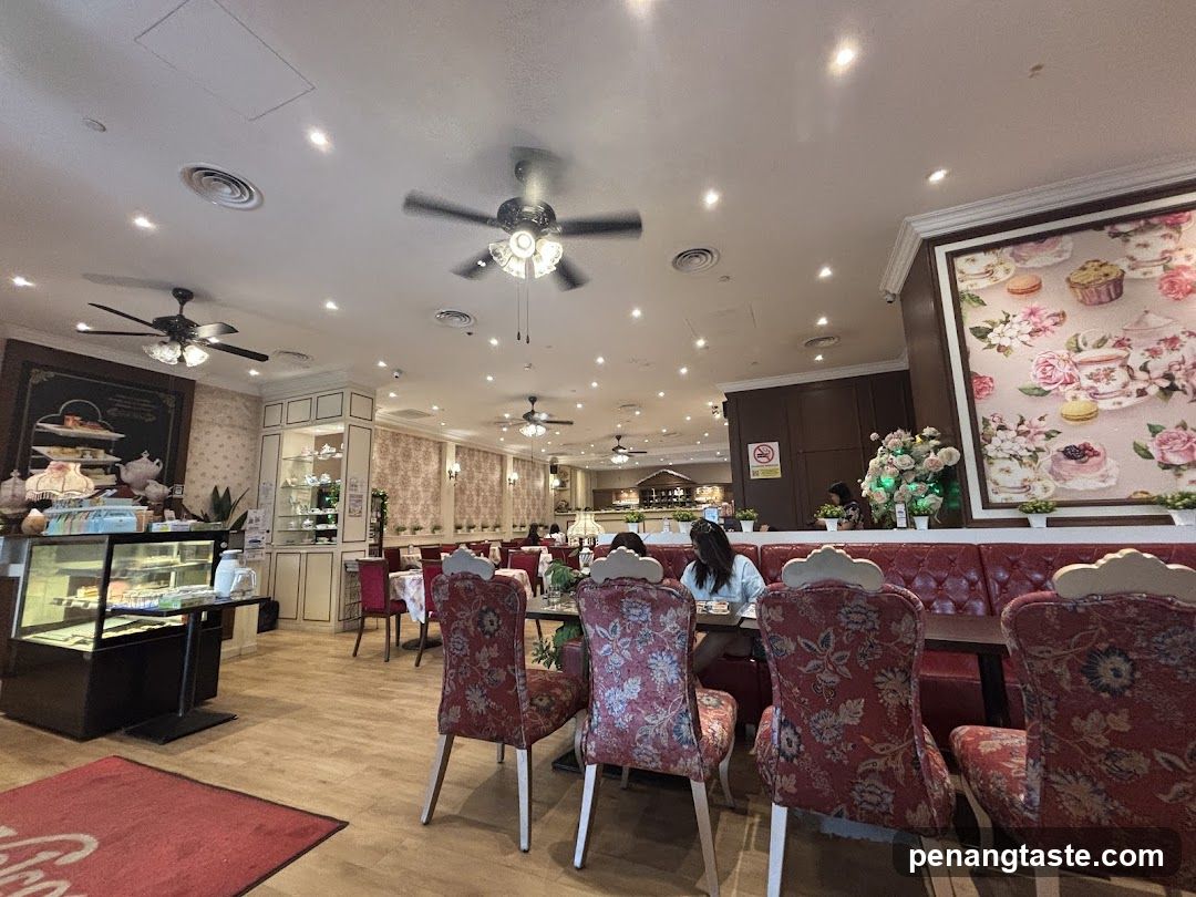 Interior of a tea room