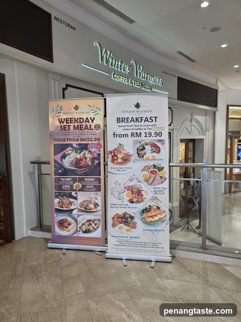 Winter Warmers Coffee & Tea House Banners