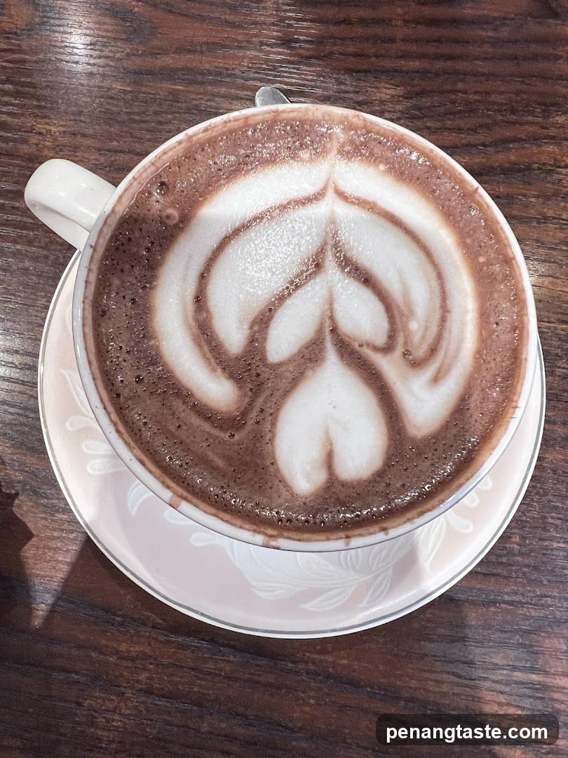 Hot Chocolate with Latte Art
