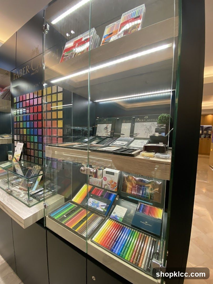 Art Supplies Display