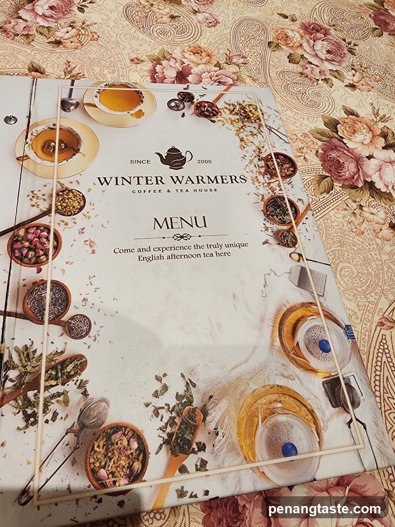 Winter Warmers Coffee & Tea House Menu