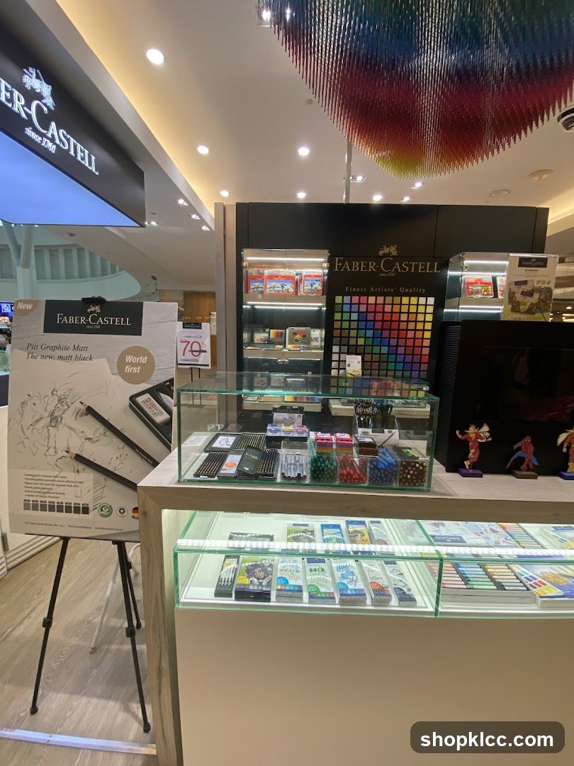 Faber-Castell Art Supplies Display