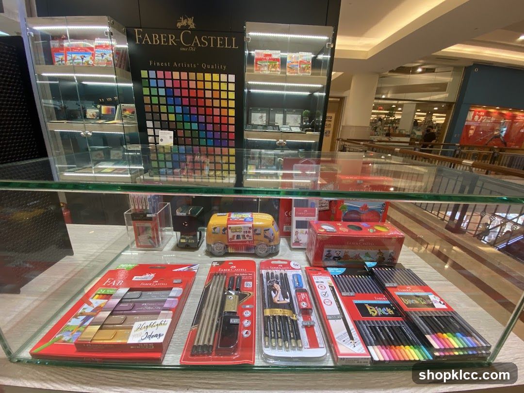 Faber-Castell Art Supplies Display