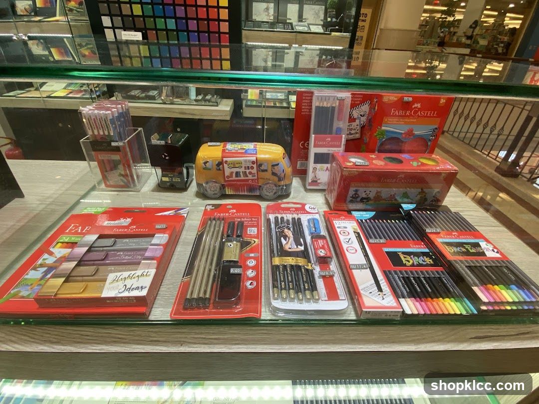 Art Supplies Display