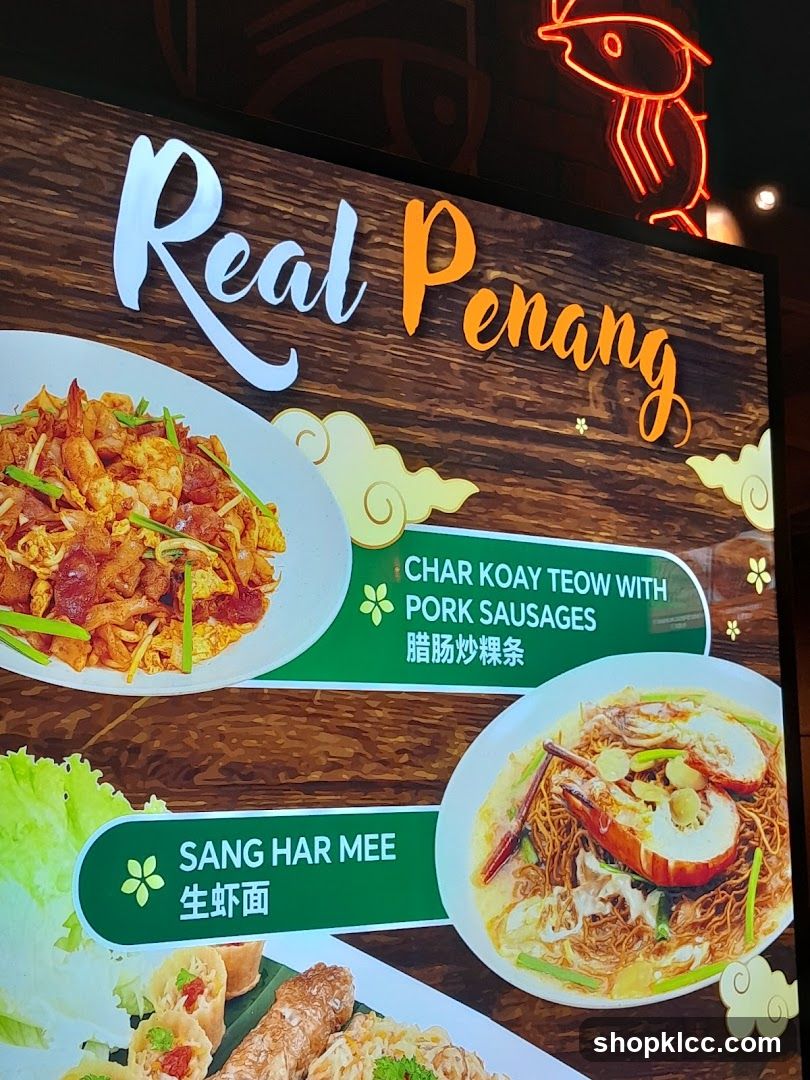 Real Penang Menu