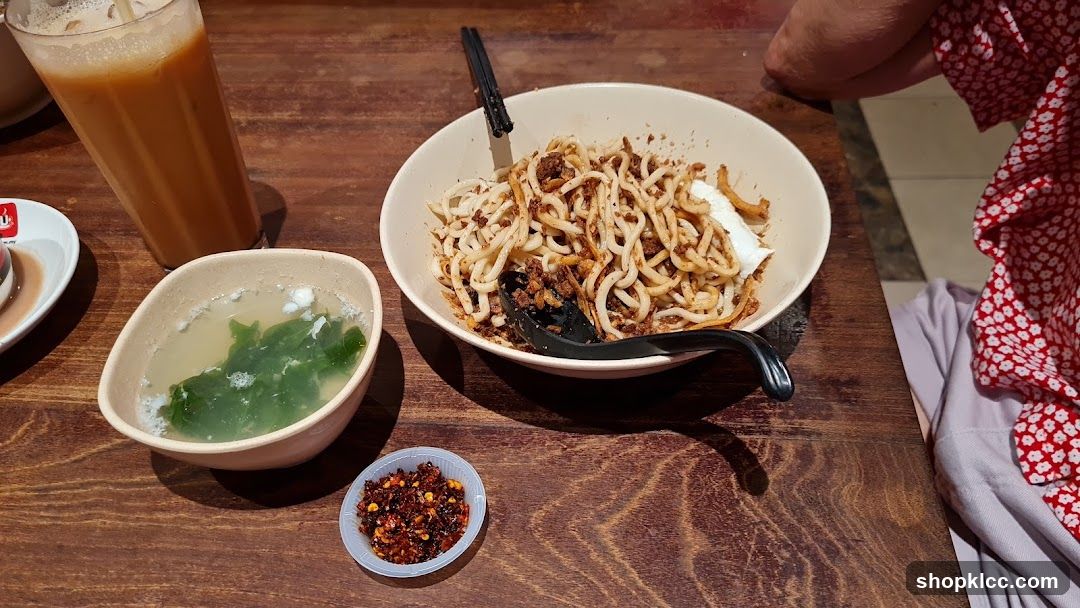 Noodles with Soup and Drink