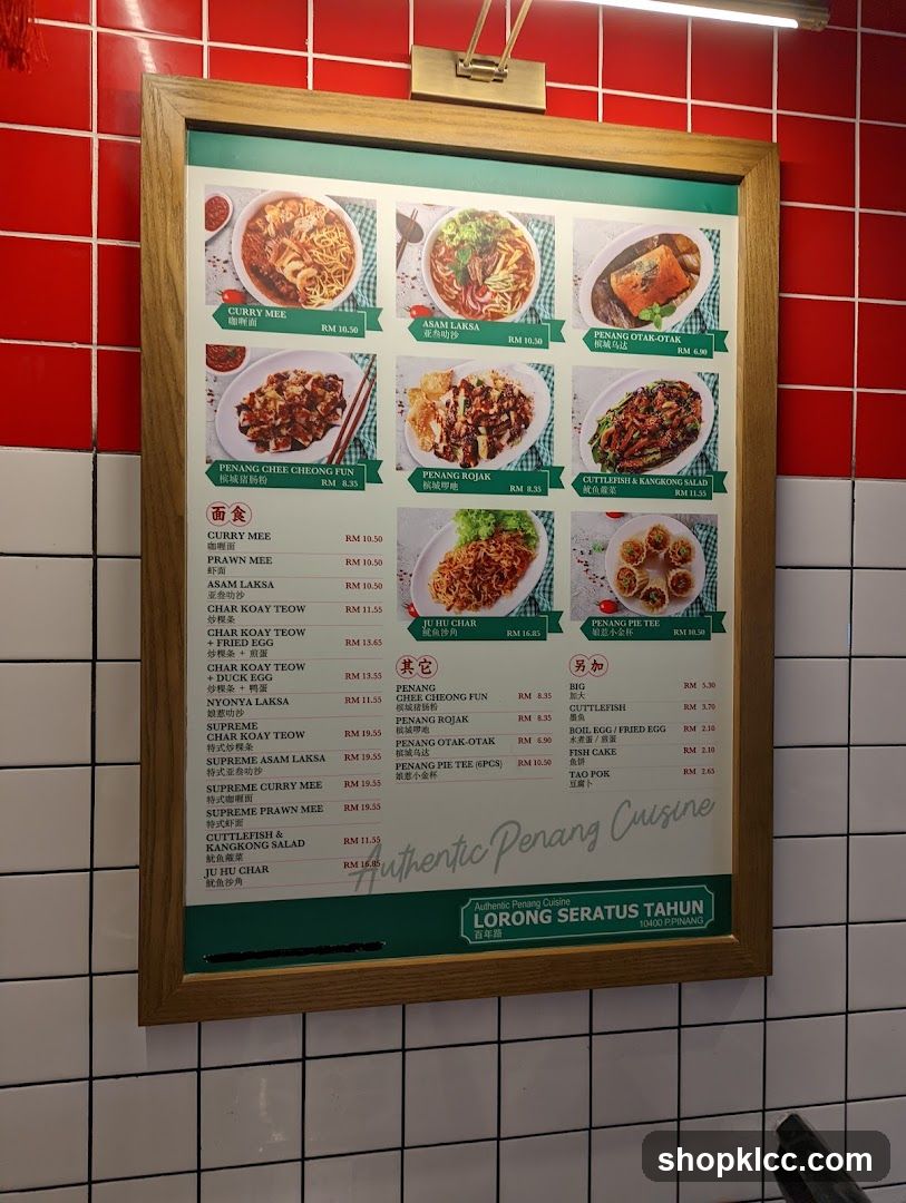 Authentic Penang Cuisine
