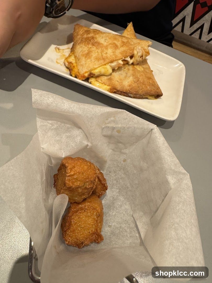 Quesadillas and Fried Bites
