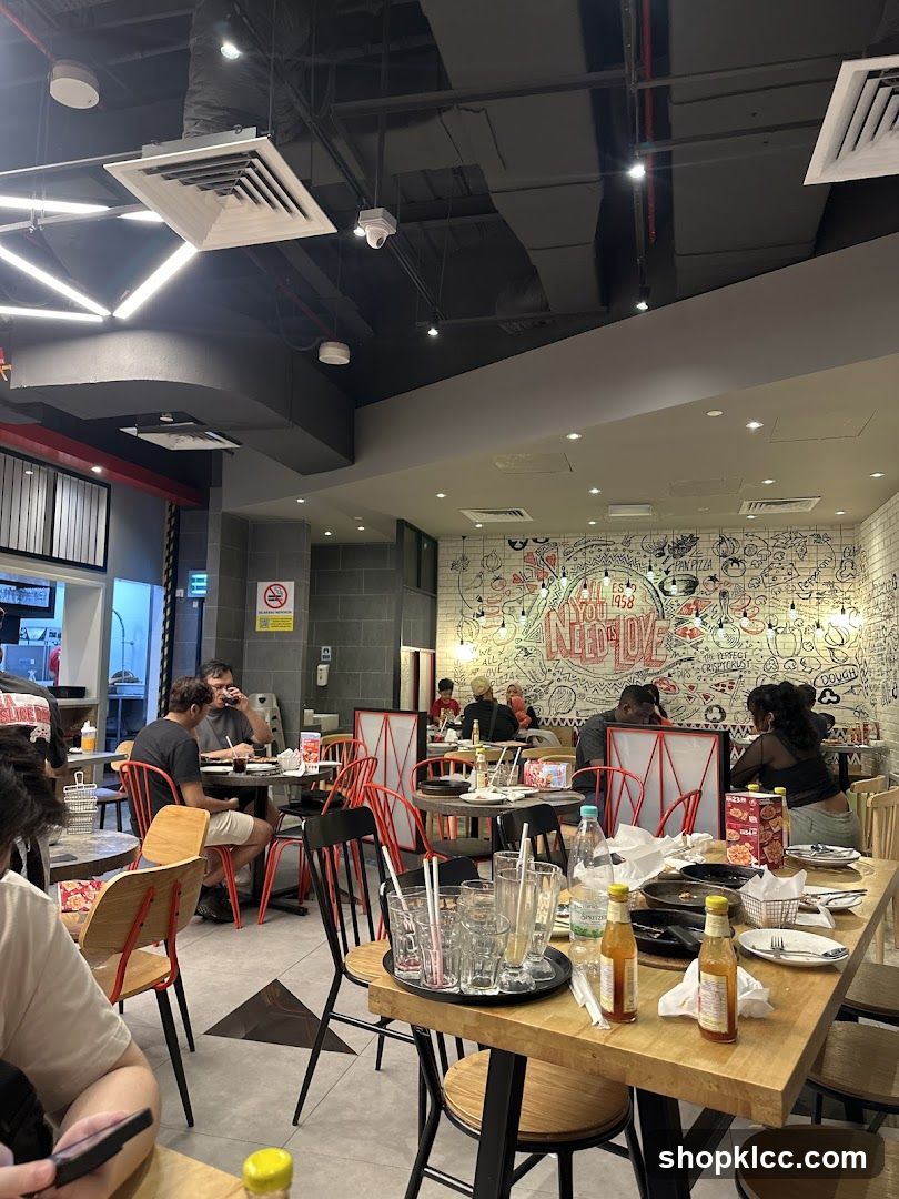 Restaurant Interior with Diners