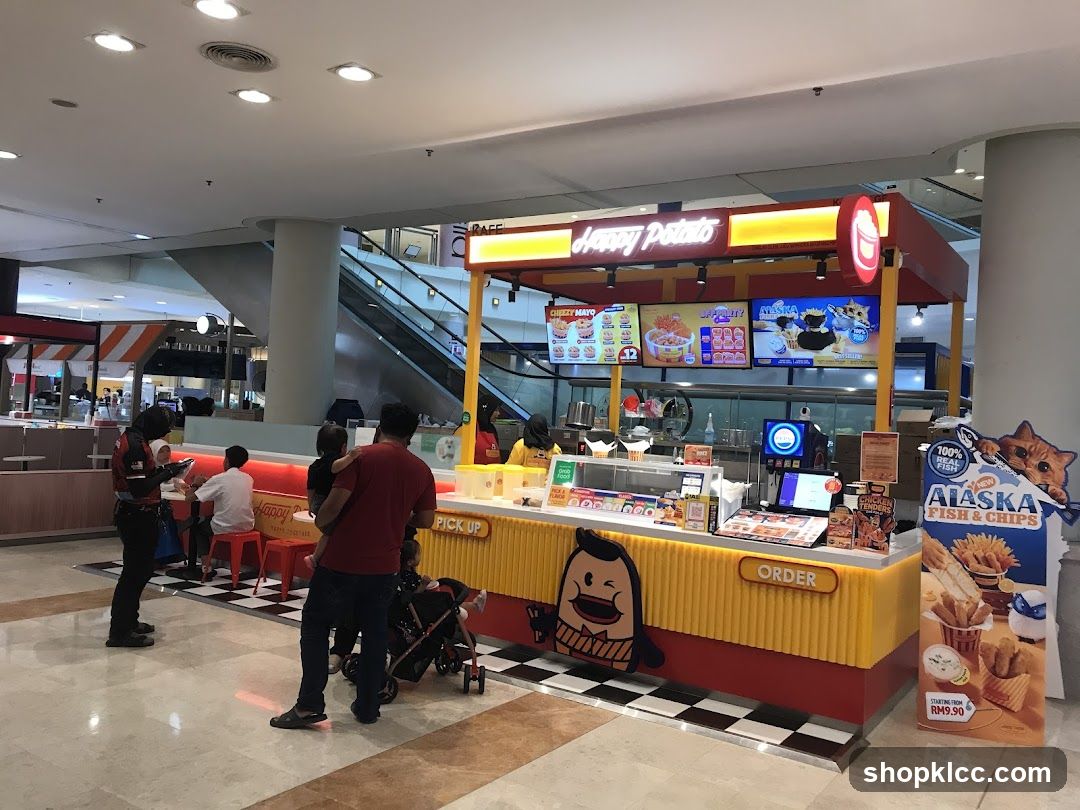 Happy Potato Kiosk in Mall