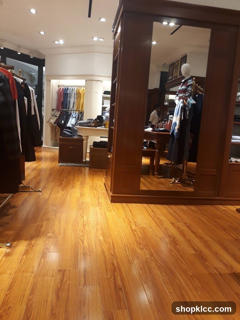 Clothing store interior
