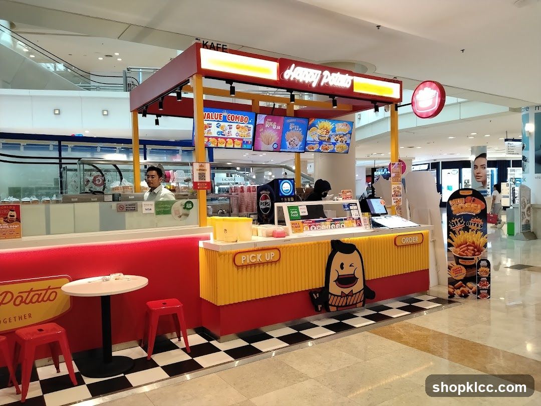 Happy Potato Kiosk in Mall