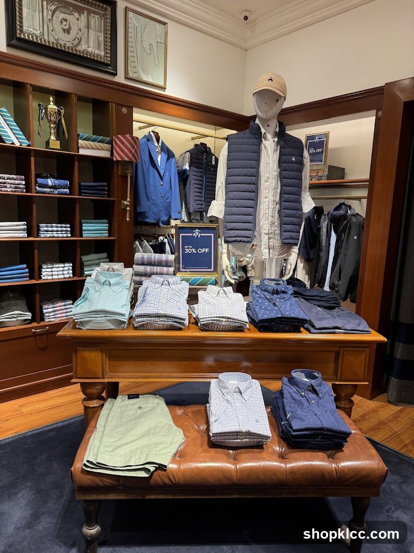 Men's Clothing Display