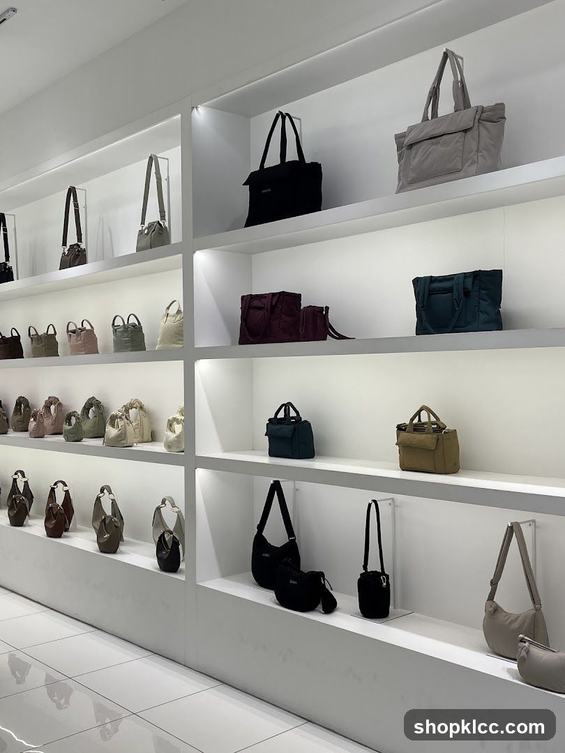 Display of Handbags