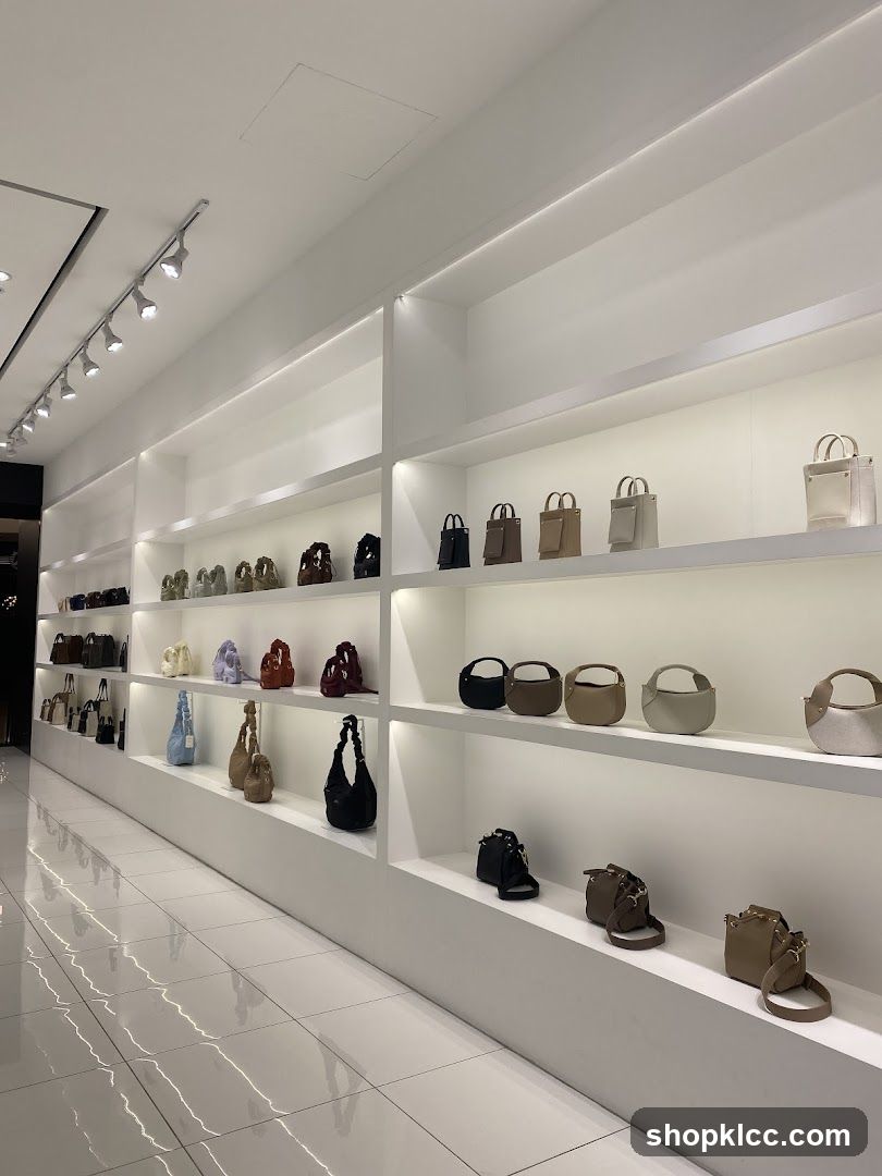 Store Interior with Handbags