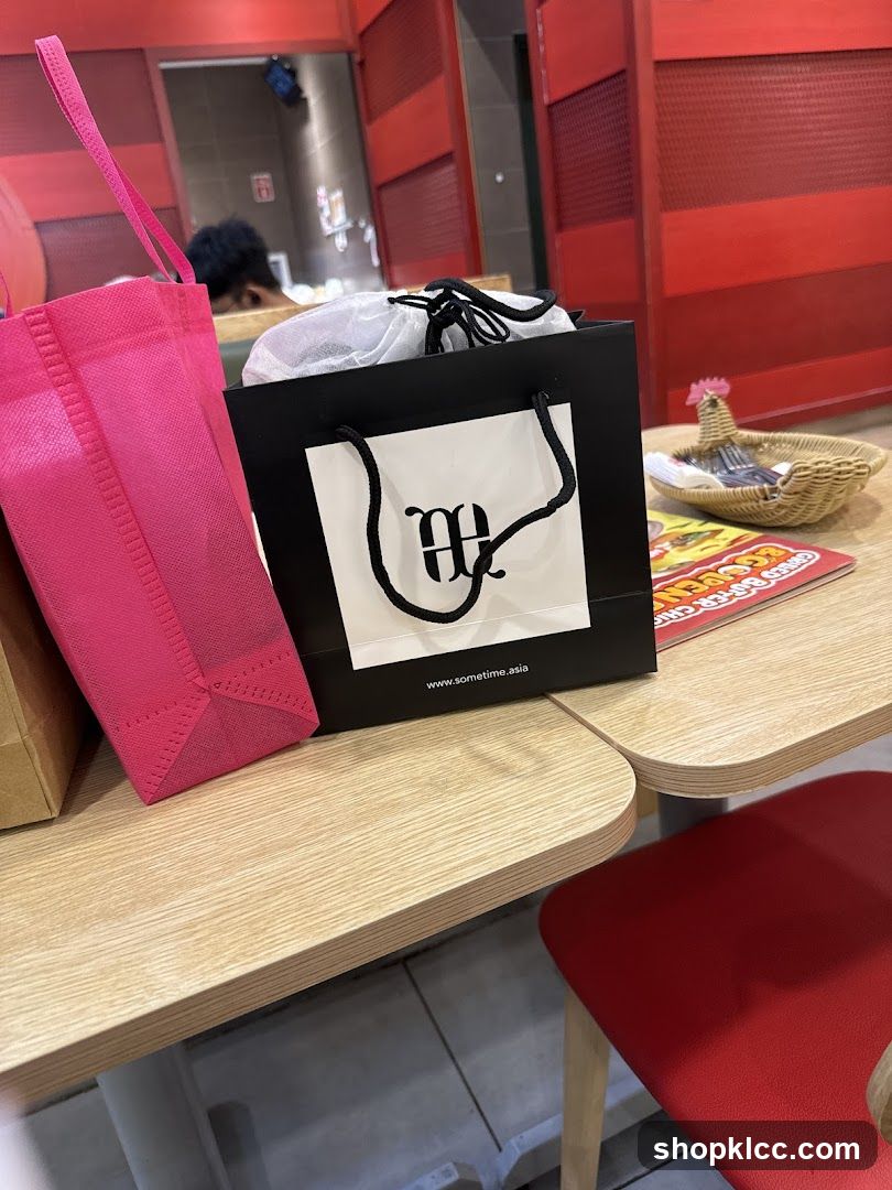 Shopping Bags on Table