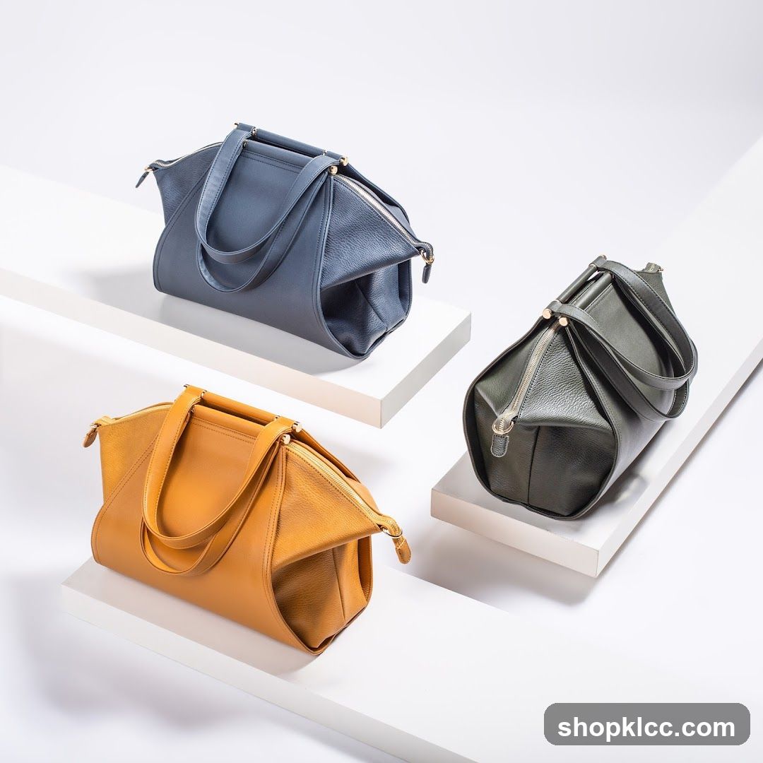 Three Leather Handbags
