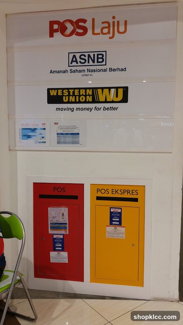 POS Laju, ASNB, and Western Union Services